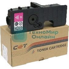 Картридж лазерный CET (PK208) TK-5230M для Kyocera ECOSYS P5021cdn/M5521cdn Magenta, 33г, 2200 стр.