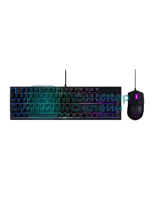 Комплект клавиатура+мышь Cooler Master MS110 проводной, USB, 3200 DPI, чёрный