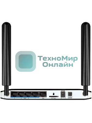 Роутер Wireless N300 LTE Router with 1 USIM/SIM Slot, 1 10/100Base-TX WAN port, 4 10/100Base-TX LAN ports. 802.11b/g/n compatible, 802.11n up to 300Mbps,1 10/100Base-TX WAN port, 4 10/100Base-TX LAN ports, NAT, DHCP server/relay