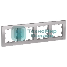 Рамка 4-м AtlasDesign универс. алюм. SchE ATN000304