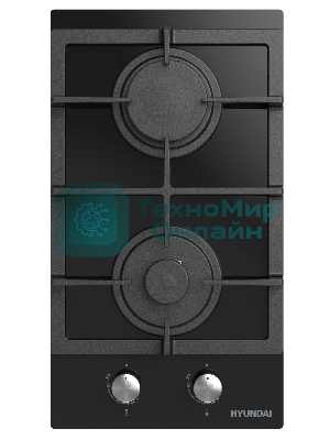 Газовая варочная панель Hyundai HHG 3235 BG черный
