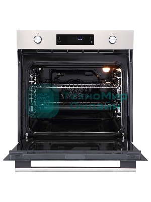 Духовой шкаф встраиваемый полноразмерный Evelux EO 650 PX, 60 см, 9 режимов, 70л, нержавеющая сталь