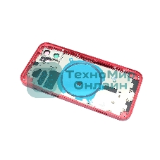 Задняя крышка (корпус) в сборе с рамкой для Apple iPhone 12 красная