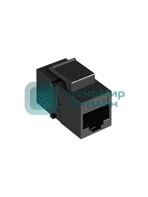 Модуль проходной ExeGate CP45-KJ-UC6 (RJ45-RJ45 формата Keystone Jack, Кат.6, неэкранированный)