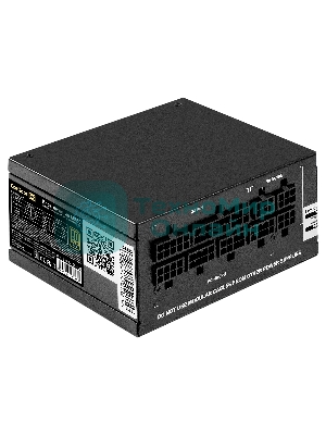 Блок питания 550W ExeGate M550 GOLD (SFX, APFC, КПД 90% (80 PLUS GOLD), 9см fan, 24pin, (4+4)pin, 2xPCI-E, 6xSATA, 3xIDE, 1xFDD, Full Cable Management, black, ATX adapter, Retail box)