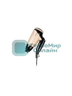 Фен Centek CT-2209 BLG черный/золотой перламутр, 1600 Вт, компактный