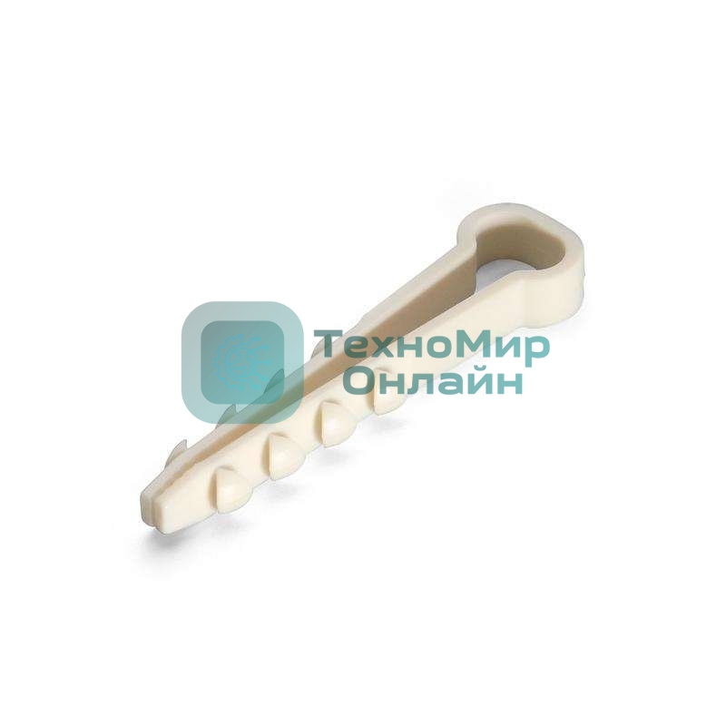 Дюбель-хомут Fortisflex ДХП 12-6 нейлон белый (уп. 100 шт)