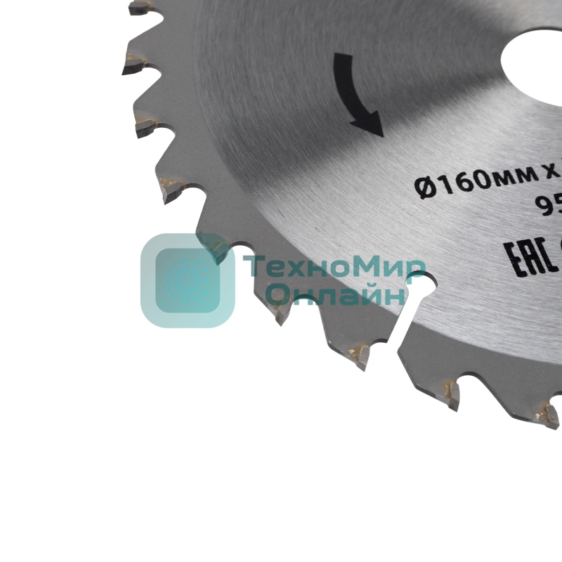 Диск пильный Kranz 160 мм х 32 зуб х 20/16 мм