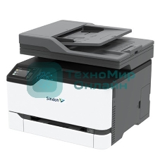 МФУ лазерное Sindoh C300, A4, цветной, печ. 24 стр/мин., скан. до 20 стр/мин (цвет.) 45 стр/мин (ч/б), 2400 x 600 dpi, USB, Ethernet, Wi-Fi
