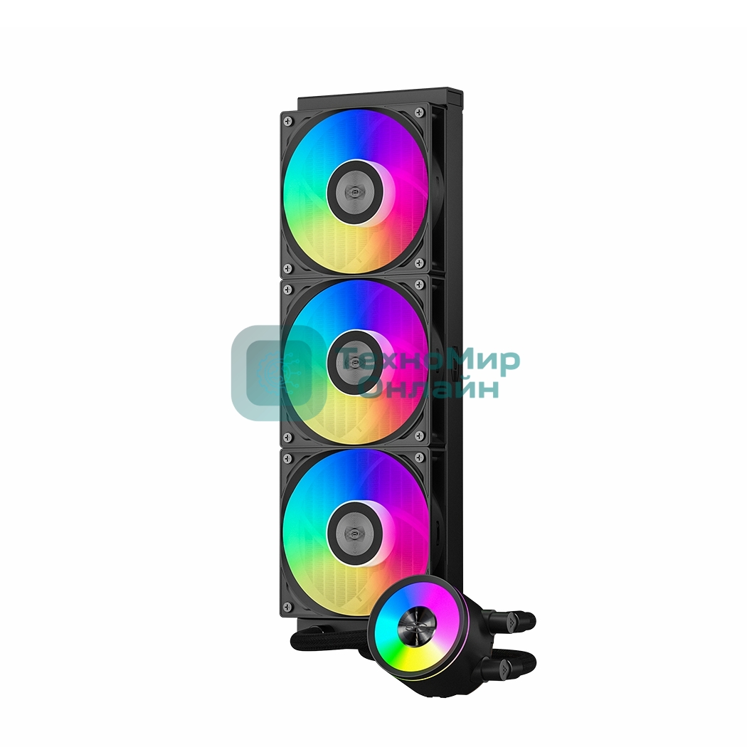 Система охлаждения PCCooler DA360 Pro ARGb черный 120мм алюминий+медь 2200rpm 33.7db 4-pin 300W