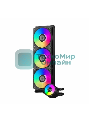 Система охлаждения PCCooler DA360 Pro ARGb черный 120мм алюминий+медь 2200rpm 33.7db 4-pin 300W