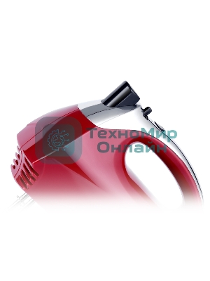 Миксер ручной Centek CT-1118 хром/вишня 350 Вт, 5 скоростей+турбо, взбивание/замешивание