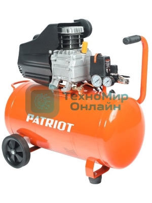 Компрессор Patriot EURO 50/2601.8кВт 220В 260л/мин 50л выход быстросъем елочка 8мм