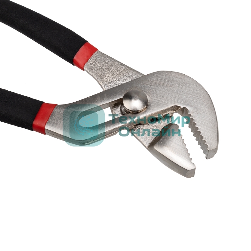 Клещи переставные Rexant 200 мм никелированные, обливные рукоятки