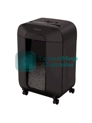 Шредер Fellowes PowerShred LX85 (секр.P-4)/перекрестный/12лист./19лтр./скрепки/скобы/пл.карты