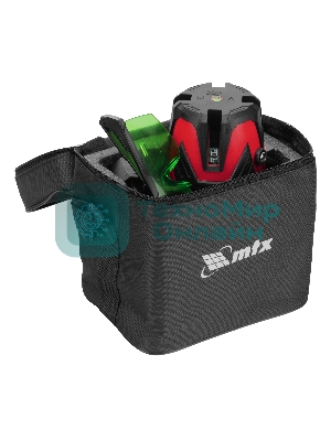 Лазерный уровень MTX MFL GREEN, 30 м, зеленый луч, акк. Li 2400 mAh, сумка, резьба 5/8