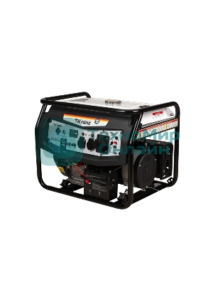 Генератор бензиновый Kranz KR8000EA, 8кВт, 25л, коннектор автоматики, электростартер