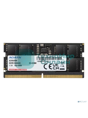 Оперативная память A-Data, DDR5, 16GB (1x16 GB), 5600 MHz, CL46, SO-DIMM