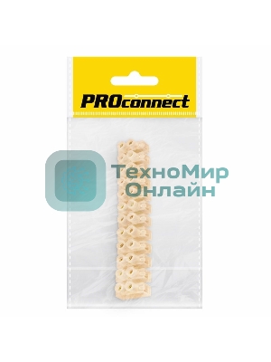 Колодка клеммная КВ-10 PROconnect, 10А, 10 мм², индивидуальная упаковка, 1 шт.