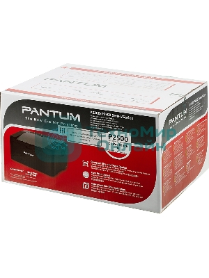 Принтер лазерный Pantum P2500, А4, ч/б, печ. до 22 стр/мин, 1200x1200 dpi, USB