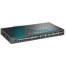Коммутатор Jetstream 48-port gigabit L2+ managed switch with 4-gigabit uplink ports, 48 10/100/1000Mbps RJ-45 port, 4 1000Mbps SFP slots