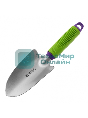 Совок посадочный широкий Palisad 85х300 мм, стальной, пластиковая рукоятка