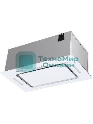 Вытяжка встраиваемая HOMSair Crocus Push 52 белый, 51.8 см, 850 куб. м/ч, 53 дБ