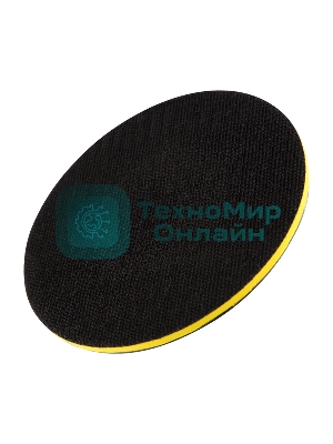 Насадка для дрели и УШМ Kranz с липучкой и адаптером, 125 мм, 5 мм, мягкая