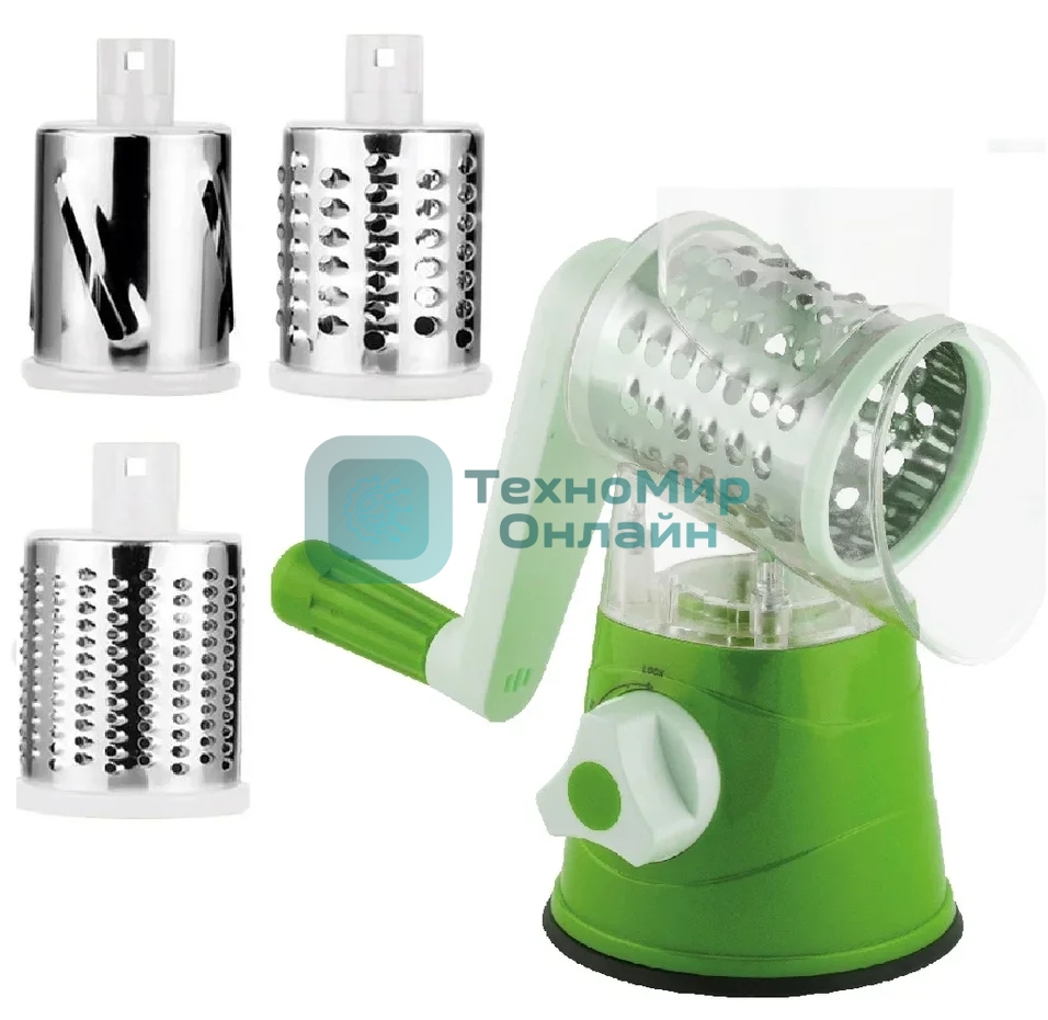 Мультитерка Mallony BELLISSIMO (мультислайсер) на вакуумной присоске (3 насадки)