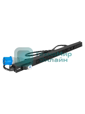 Блок розеток вертикальный ExeGate ServerPro PDU-V420 Al-20C134C19-IEC309-32A-1P (19