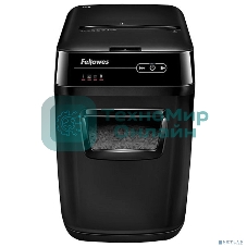 Шредер Fellowes AutoMax 150C FS-46801(01/02)* (секр.P-4)/фрагменты 4x38 мм,/150лист./32лтр./Уничт:скрепки, скобы, пл.карты,CD диски