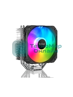Кулер PCCooler Paladin 400 ARGb черный 130мм алюминий+медь 1600rpm 28.6db 4-pin 200W 157мм