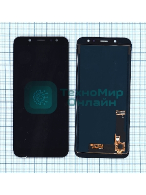 Дисплей для Samsung Galaxy A6 (2018) SM-A600F в сборе с тачскрином (TFT) черный
