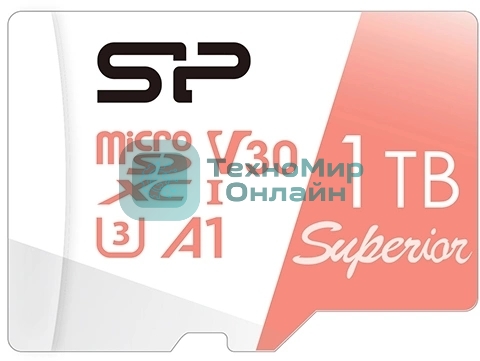 Флеш карта microSDXC 1Tb Silicon Power SP001TbSTXDV3V20 Superior V30 A1 w/o adapter
