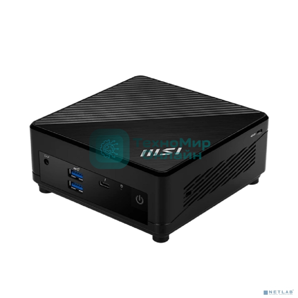 Неттоп MSI Cubi 5 1M-460BRU Core 7 150U (1.8) Graphics CR без ОС 2xGbitEth WiFi BT черный (936-B0A821-460)