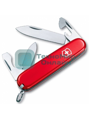 Нож перочинный Victorinox Recruit (0.2503) 84мм 10 функций красный карт.коробка
