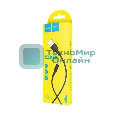 Кабель USB 2.0 HOCO X25, AM/Lightning M, черный, 1м