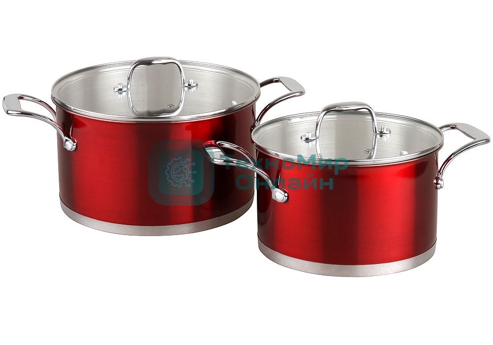 Набор кастрюль Pomi d'Oro PSS-640026 Prezioso, 20см и 24см с крышками