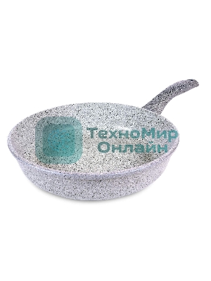 Сковорода НЕВА МЕТАЛЛ ПОСУДА 2326 Карелия д.26 Диаметр изделия: 26 см. Высота бортов: 6,8см. Толщина дна: 6 мм. Толщина стенок: 4мм. Диаметр дна: 18см. Цвет: натуральный природный камень. Линия 