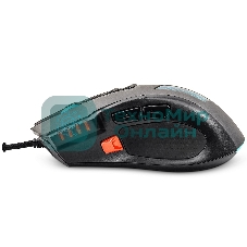 Мышь проводная Crown Gaming CMXG-711 черный, 4000 dpi, USB, кнопки - 8