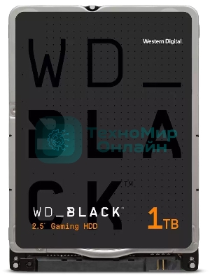Жесткий диск WD 1Tb 7200rpm SATA-III WD10SPSX черный 64Mb 2.5