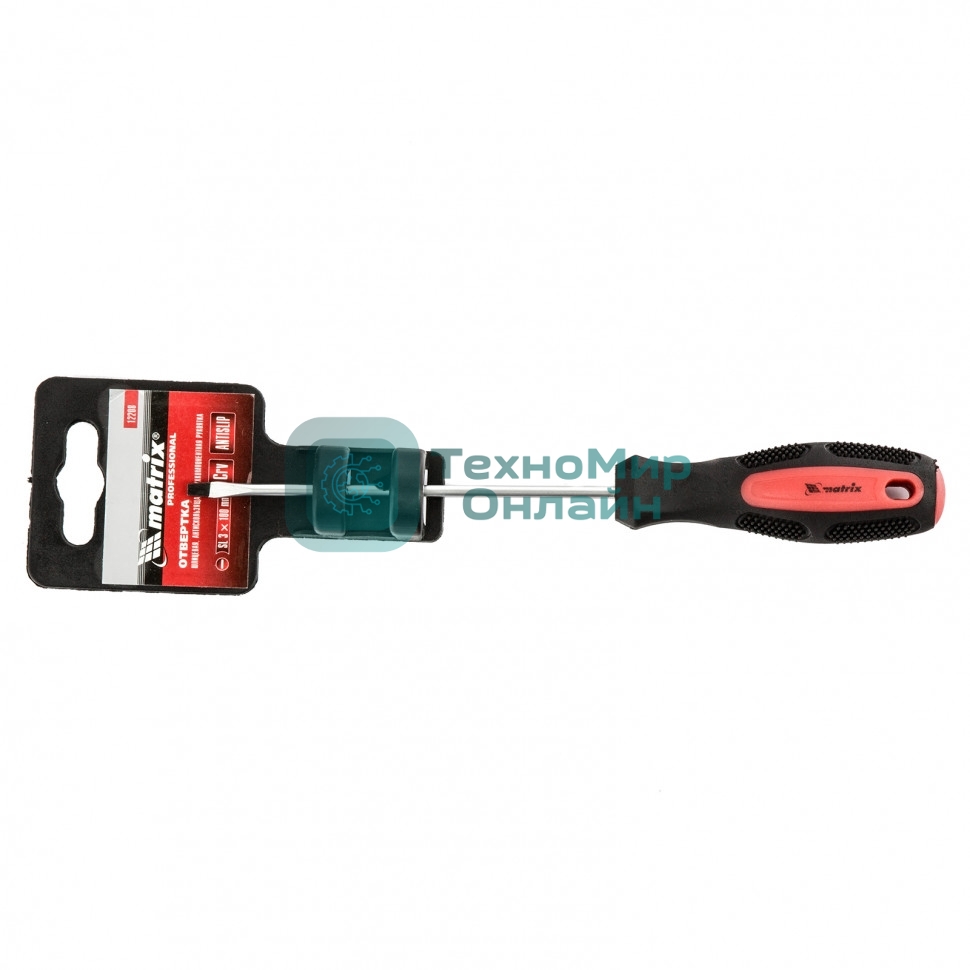 Отвертка Matrix SL3х100мм CrV двухкомп. рукоятка