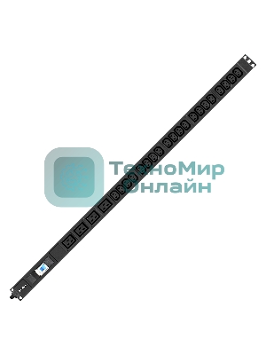 Блок розеток вертикальный ExeGate ServerPro PDU-V420 Al-20C134C19-IEC309-32A-1P (19