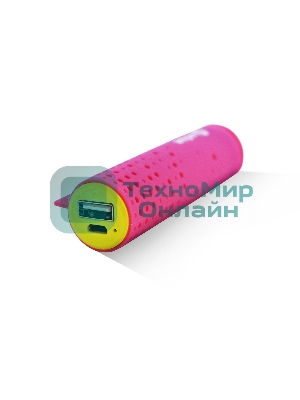 Внешняя аккумуляторная батарея Amperin AI-TUBE P 3100mAh (11Wh) розовая