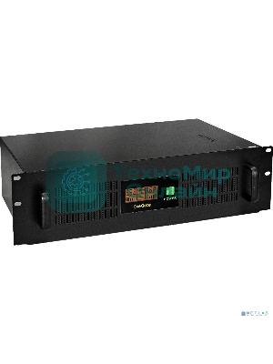 Источник бесперебойного питания ExeGate ServerRM UNL-800.LCD.AVR.2SH.3C13.USB.2U 800VA/480W, Color LCD, AVR, 2*Schuko+3*C13, USB, 2U, установка в стойку, черный