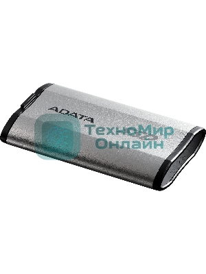 Внешний SSD ADATA SD810, 2TB, USB 3.2 Gen 2x2 Type-C, R/W 2000/2000, серебристый