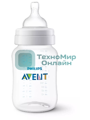 Бутылочка для кормления Philips SCY103/02, Anti-colic 1+ мес., 260 мл, 2 шт.