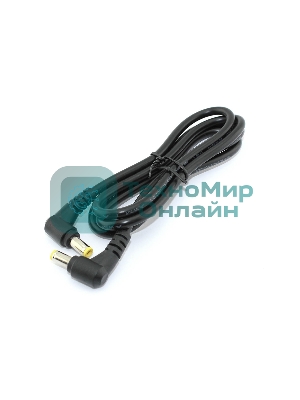 Кабель DC 5.5x2.5 18 AWG папа-папа 1 м с угловым штекером