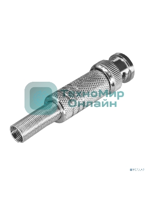 Разъем штекер PROconnect BNC под пайку с пружиной металл (универсальный)