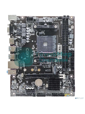 Материнская плата CBR A320, AM4, AMD A320, 2xDDR4, 4xSATA, 1xM.2, 1xPCIe 3.0 x16, 1xPCIe x1, 2xUSB 2.0, 4xUSB 3.0, 1xVGA, 1xHDMI, 1x1Gb LAN, 5.1, mATX (OEM)